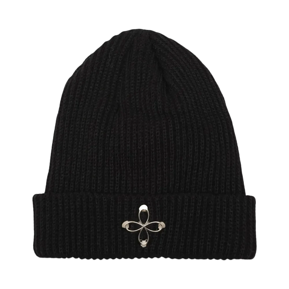 SURGERY clover logo beanie ver.2 "BLACK"