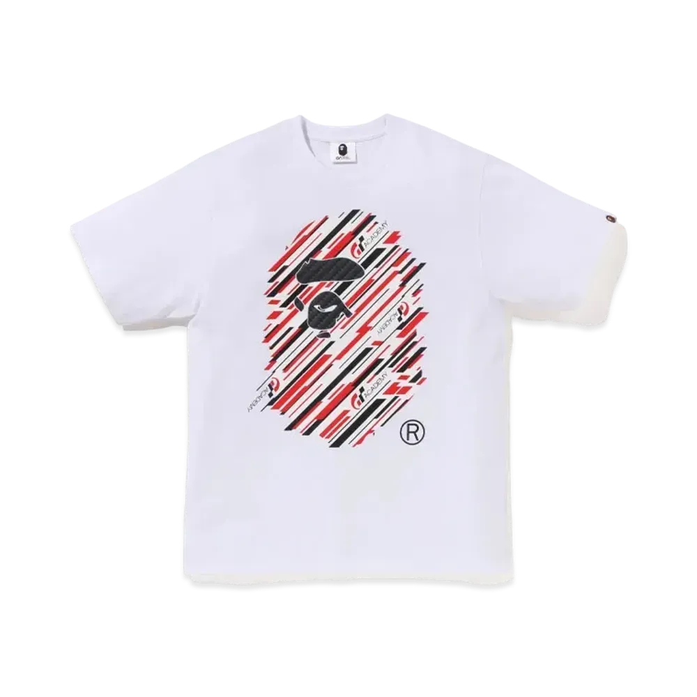 A BATHING APE x GRAN TURISMO Ape Head Tee #2 "White"