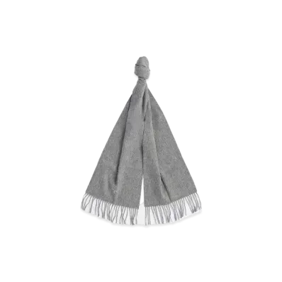 Barbour Lambs Wool Solid Scarf "Gray"