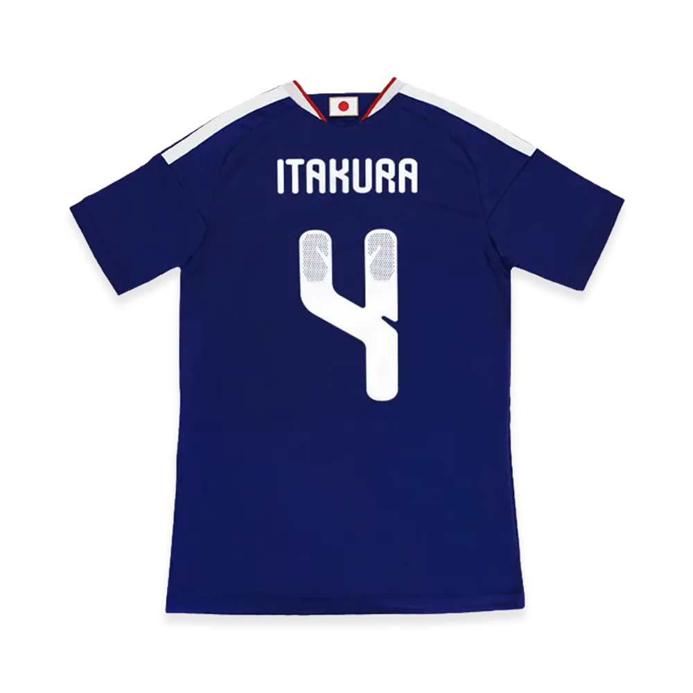 アディダス サッカー 日本代表 2026 ホーム レプリカ ユニフォーム #4 板倉滉 "ジャパンブルー/アッシュブルー"