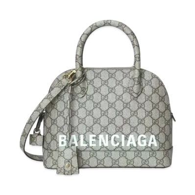 GUCCI x BALENCIAGA The Hacker Ville Small Bag "Beige"