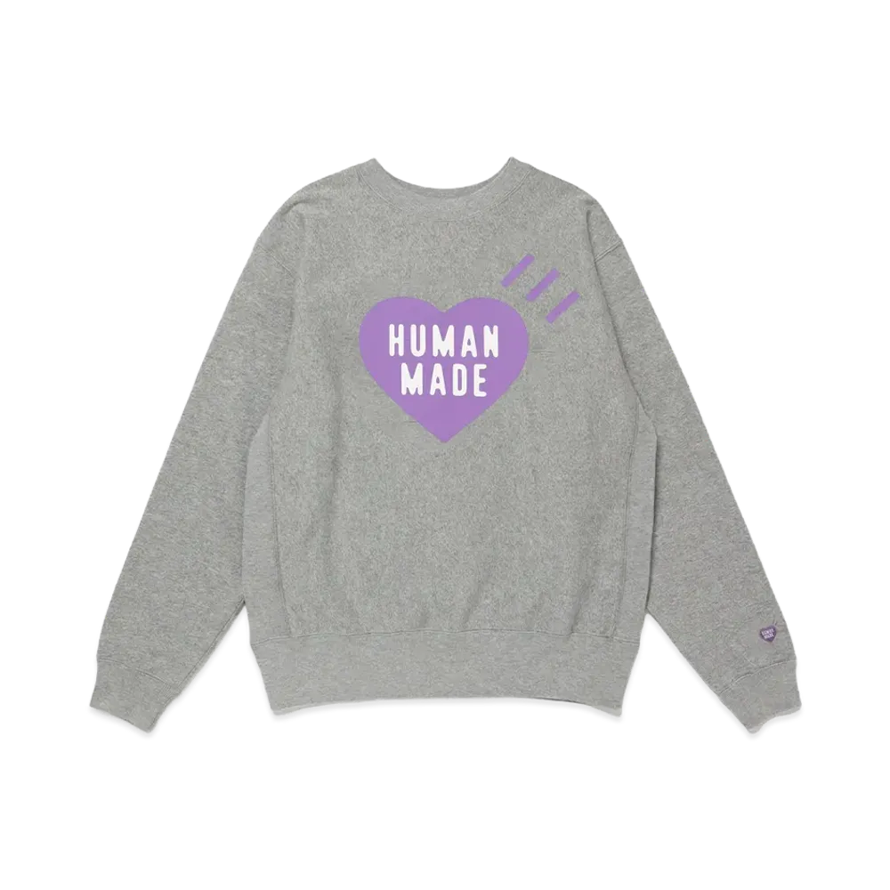 HUMAN MADE Stores Exclusive Heart Sweatshirt Apgujeong "Gray"