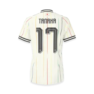 adidas Soccer Japan 2026 Away Authentic Jersey #17 Ao Tanaka "OffWhite/Black"