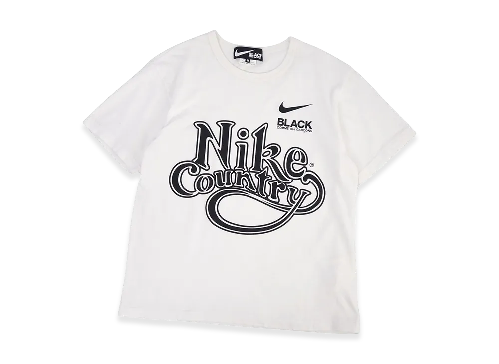BLACK COMME des GARCONS x Nike Country T-Shirt "White"