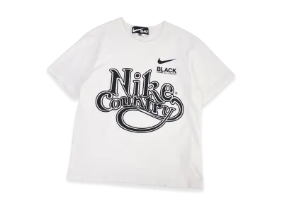 BLACK COMME des GARCONS x Nike Country T-Shirt "White"