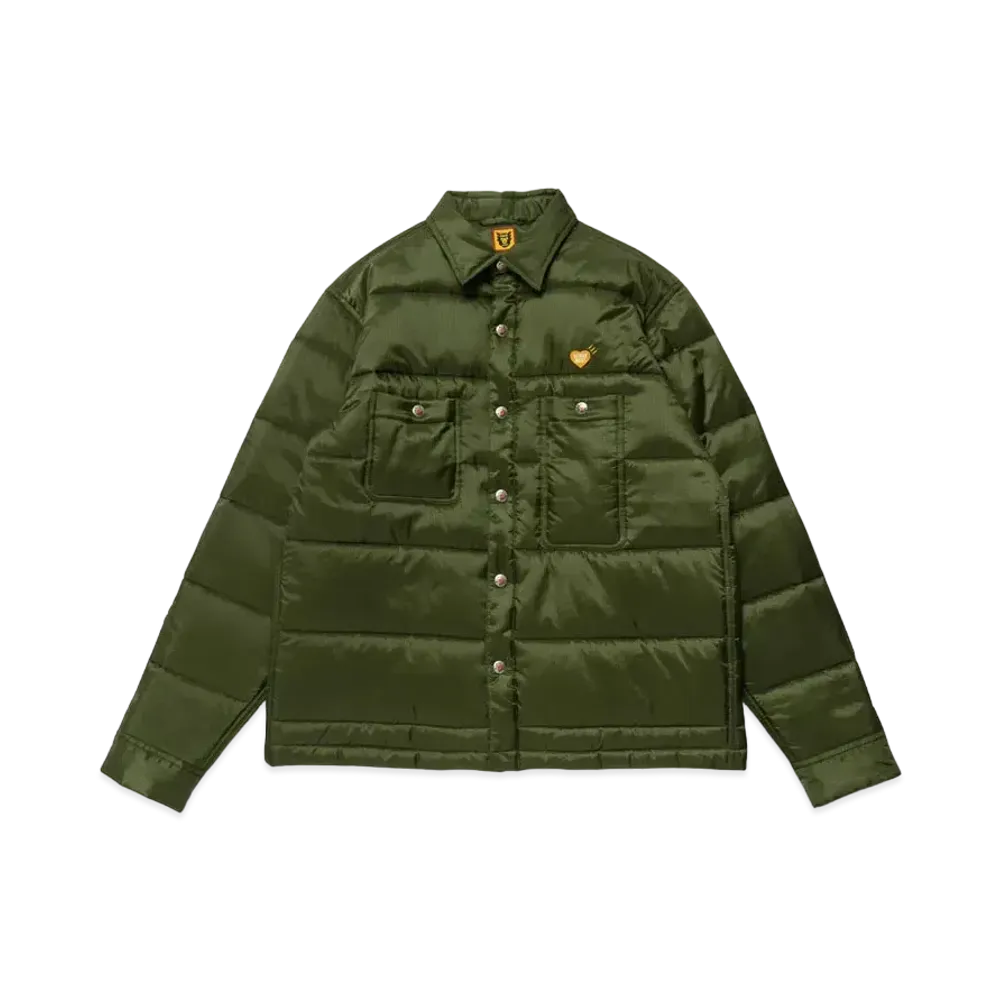 HUMAN MADE QUILTED SHIRT JACKET "Olive Drab"