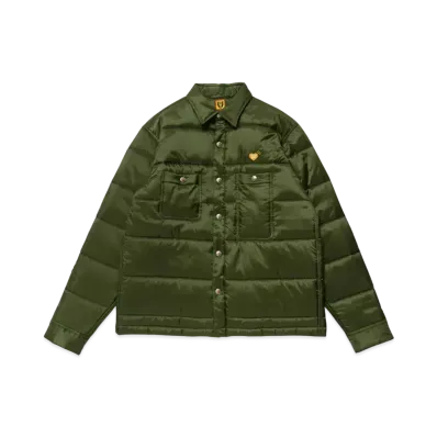 HUMAN MADE QUILTED SHIRT JACKET "Olive Drab"