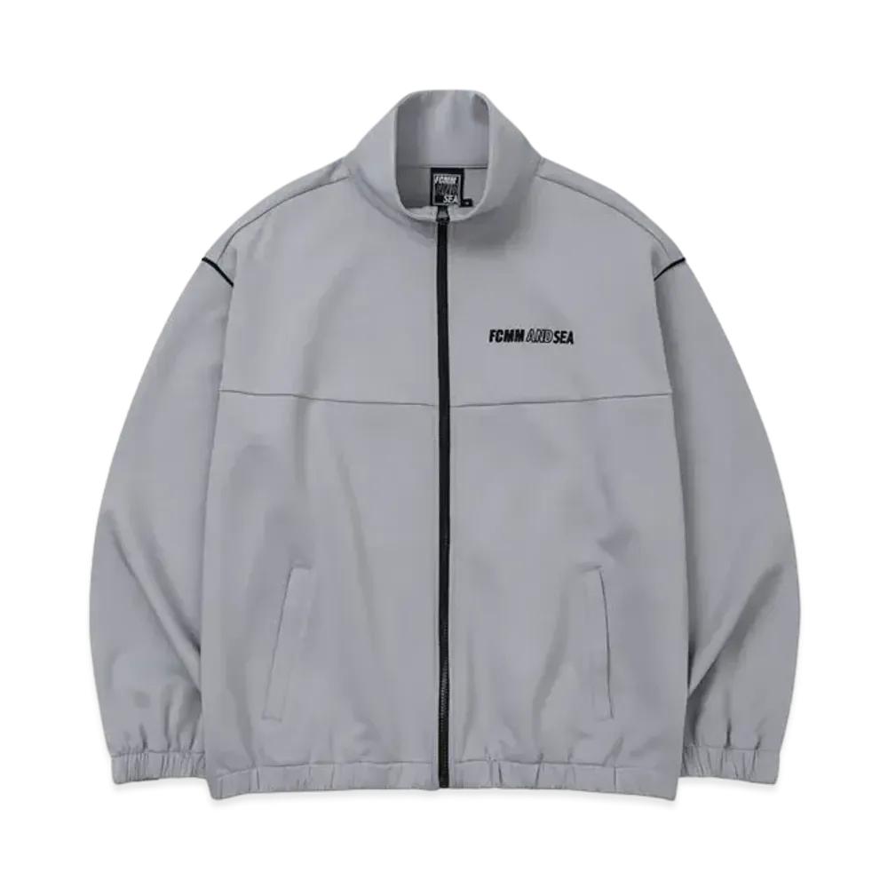 WIND AND SEA x FCMM Wide Slim Fit Zip Up "Silver"