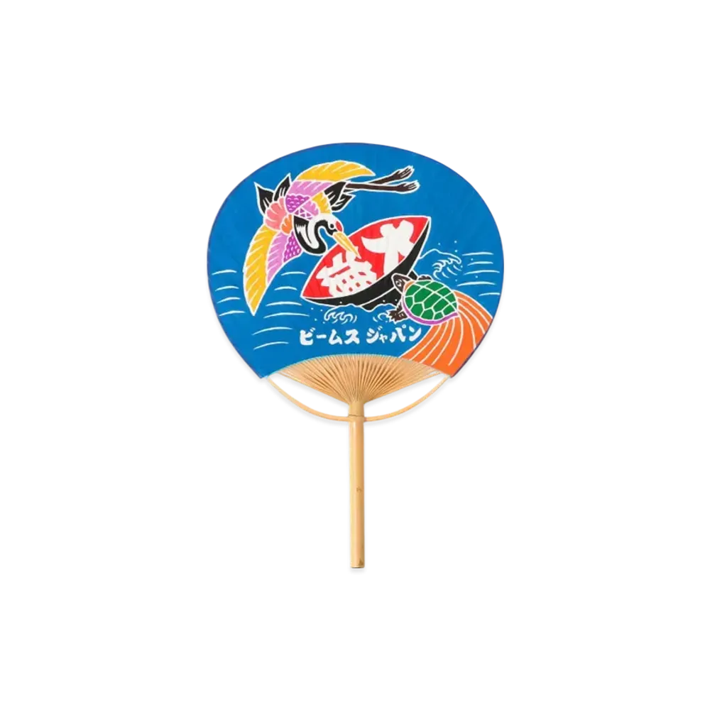BEAMS Exclusive Nukagaya Dyeing Factory / Boshu Uchiwa Tairyo Tsurukame "TuruKame"
