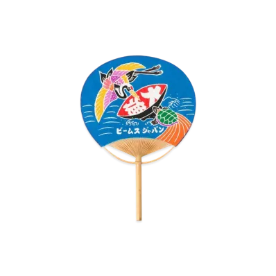 BEAMS Exclusive Nukagaya Dyeing Factory / Boshu Uchiwa Tairyo Tsurukame "TuruKame"