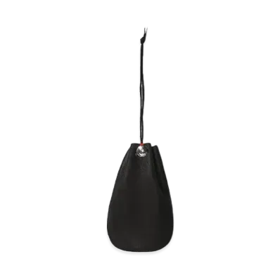 MASSES DEER SKIN DRAWSTRING "BLACK"