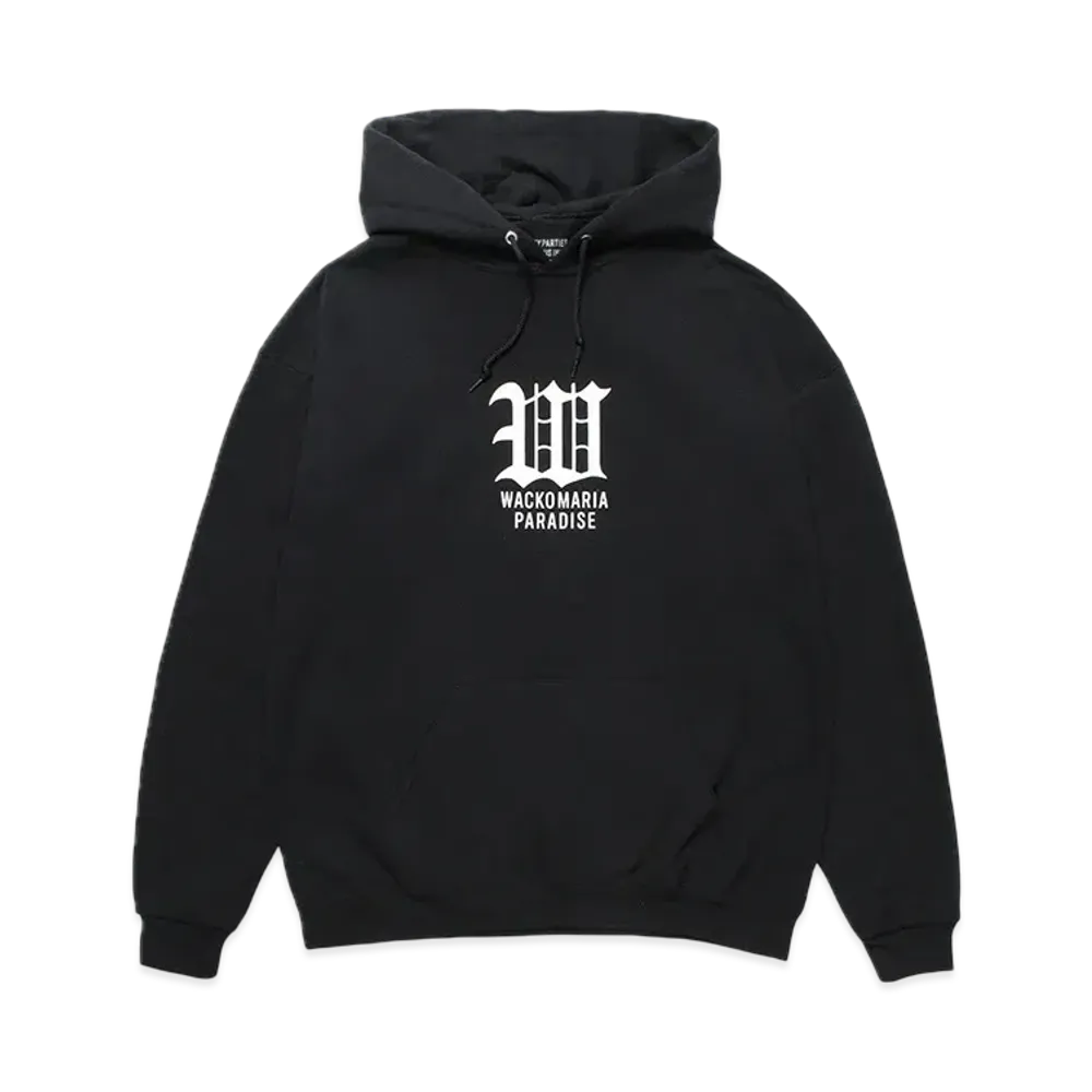 WACKO MARIA Hooded Sweat Shirt "Black"