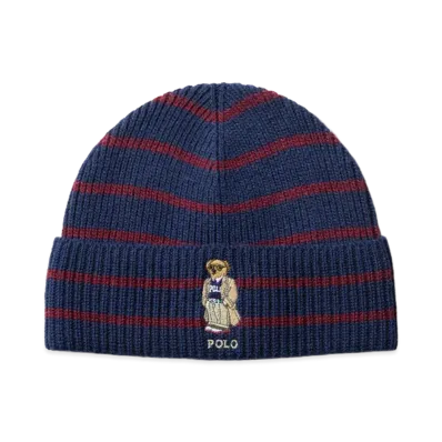 Polo Ralph Lauren Polo Bear Beanie "Navy/Wine"