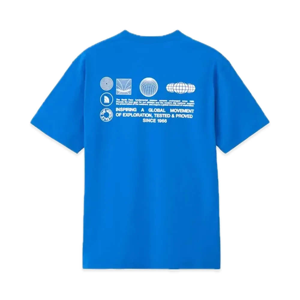 The North Face Short Sleeve Flash Dry Glove Grid Cotton Tee "Hero Blue"