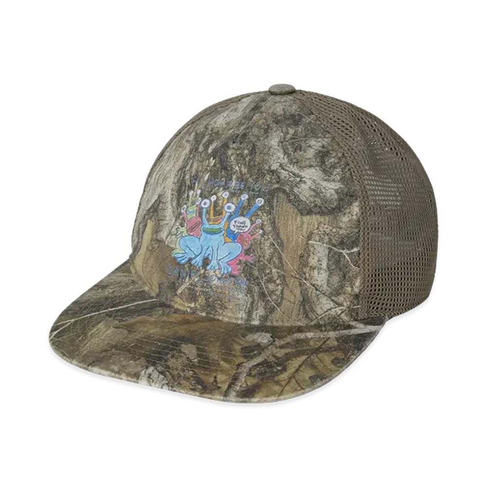 thisisneverthat TNT Daniel Johnston Frogs Mesh Trucker Cap "Realtree"