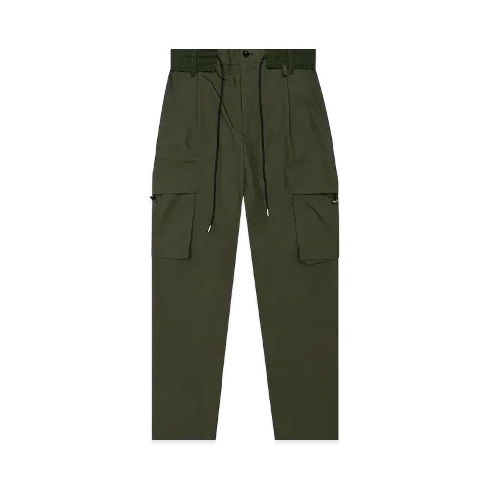 Sacai Rip Stop Mix Pants "Khaki"