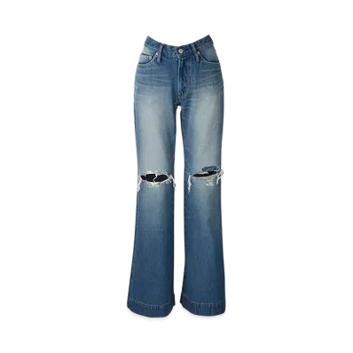 HYSTERIC GLAMOUR Low-Rise Flared Denim Pants "Light Indigo Blue"