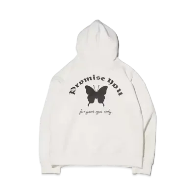 atmos pink x Yoshiki Chisato Back Logo Hoodie "White"