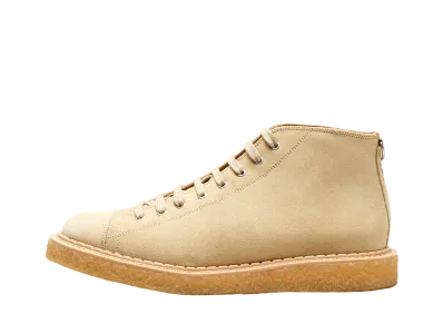 GEORGE COX Women's Monkey Boots Single Crepe Sole "Sand" Suede 02-001-S-417C