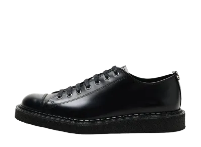 GEORGE COX Monkey Shoe Single Crepe Sole "Black" Modified Leather 02-002-S-040