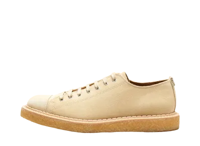 GEORGE COX Women's Monkey Shoe Single Crepe Sole "Sand" Suede 02-002-S-417C