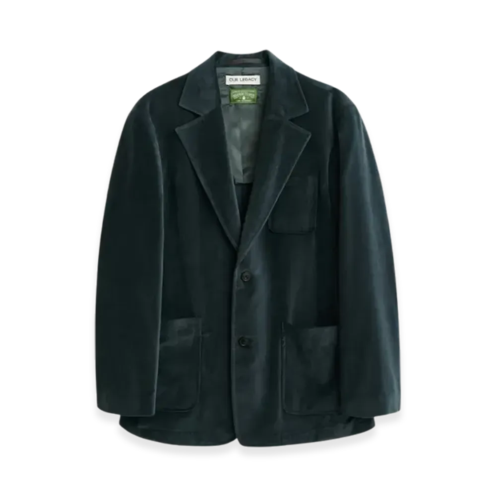 OUR LEGACY x Denim Tears x Tupac Tavern Blazer "Midnight Velvet"