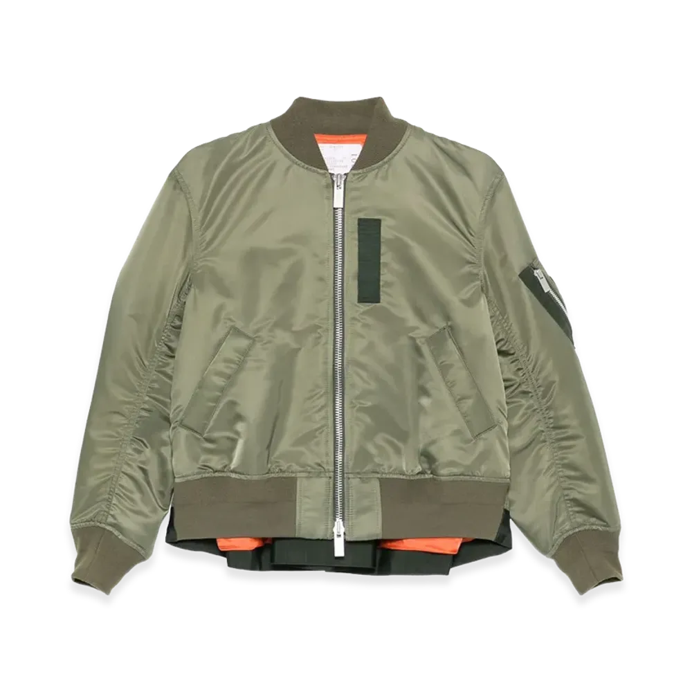 sacai Women's Down Jacket "Khaki"
