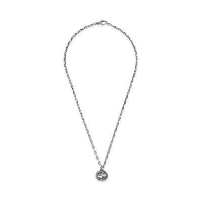 GUCCI Silver Necklace With Interlocking G