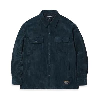 NEIGHBORHOOD Corduroy CPO Shirt LS "Blue"