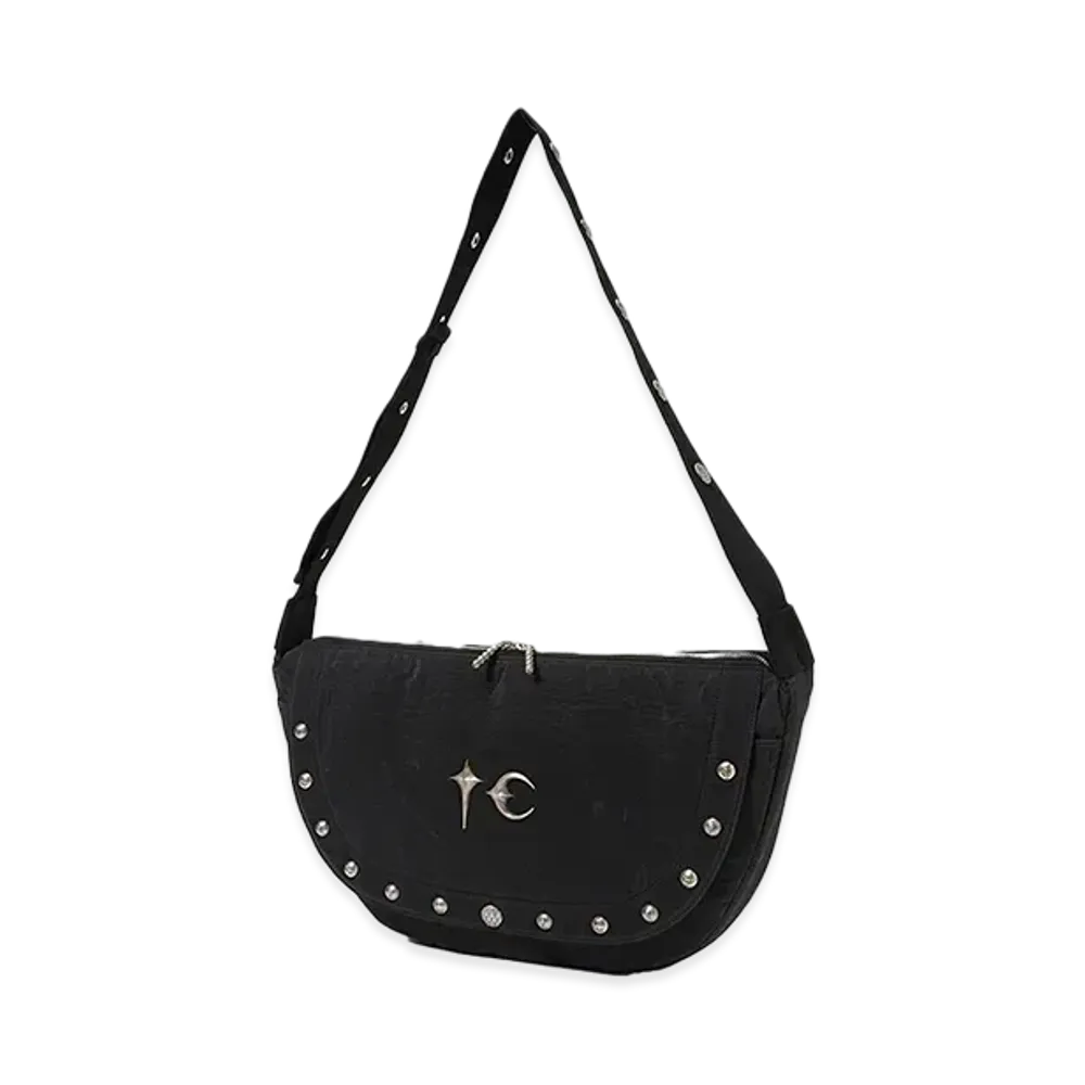 THUG CLUB Scarred Bio Army Messenger Bag "BLACK"