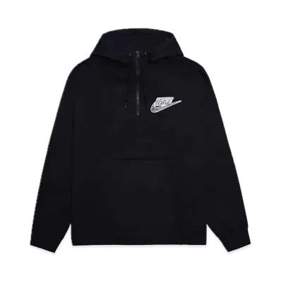 Supreme x Nike Half Zip Hooded Sweatshirt "Black"