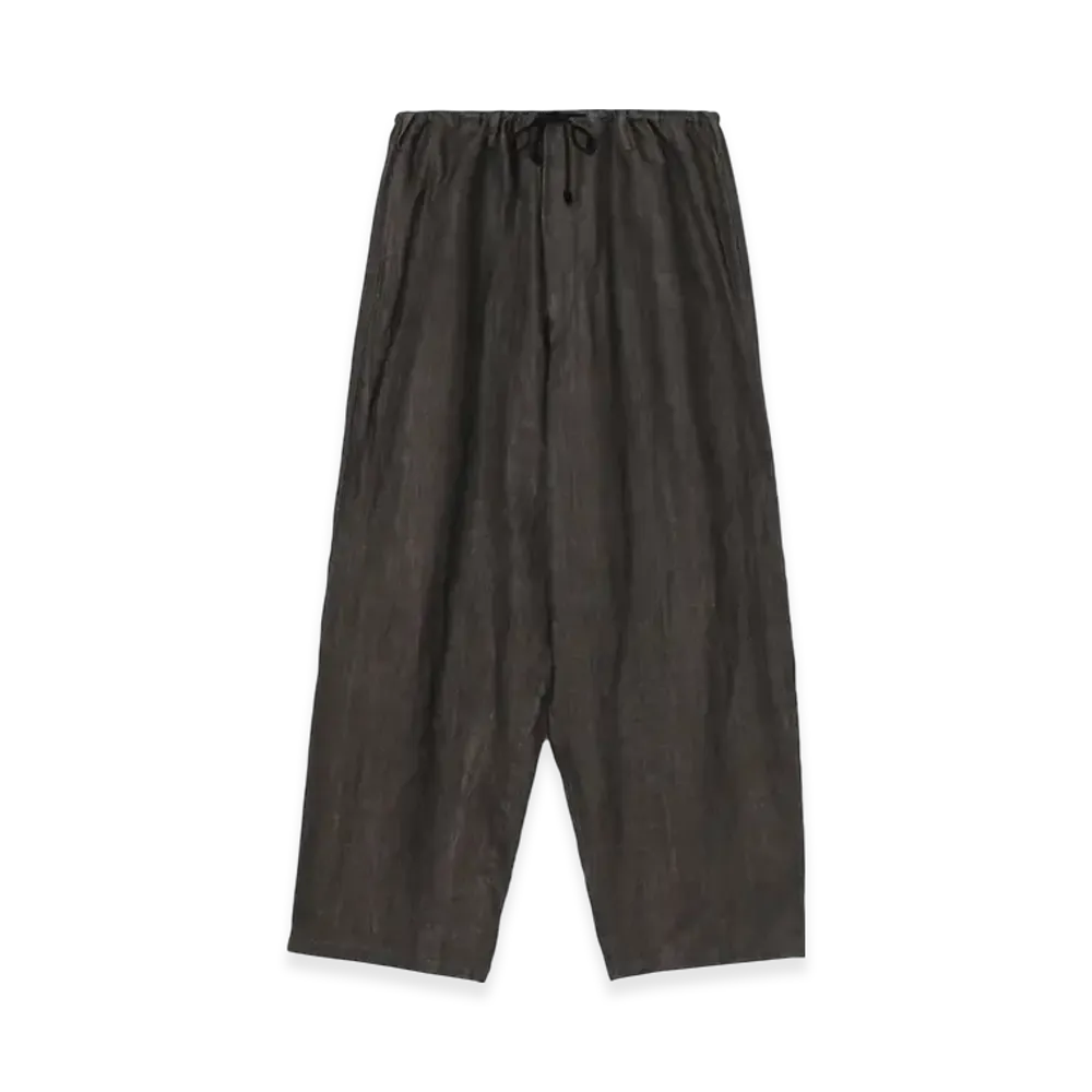 Yohji Yamamoto POUR HOMME Ink Dyed Twill Standard Cord Pants "Gray"