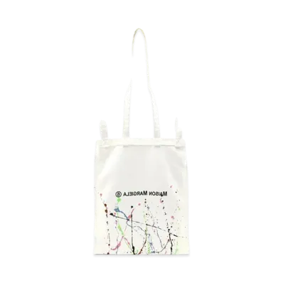 MM6 Maison Margiela Paint 4 Handle Bag "White"