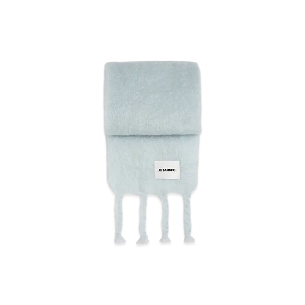 Jil Sander Wool Blend Scarf "Sky"