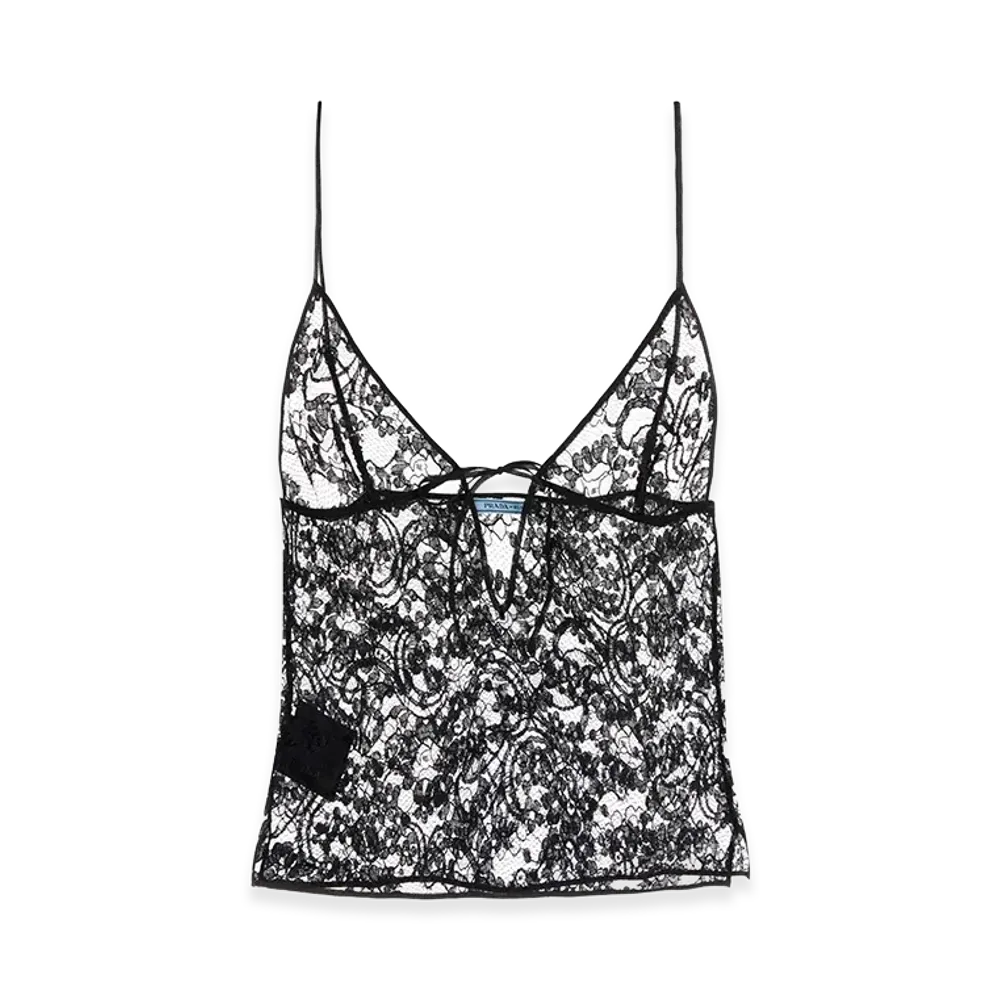PRADA Women's Lace Top "Black"