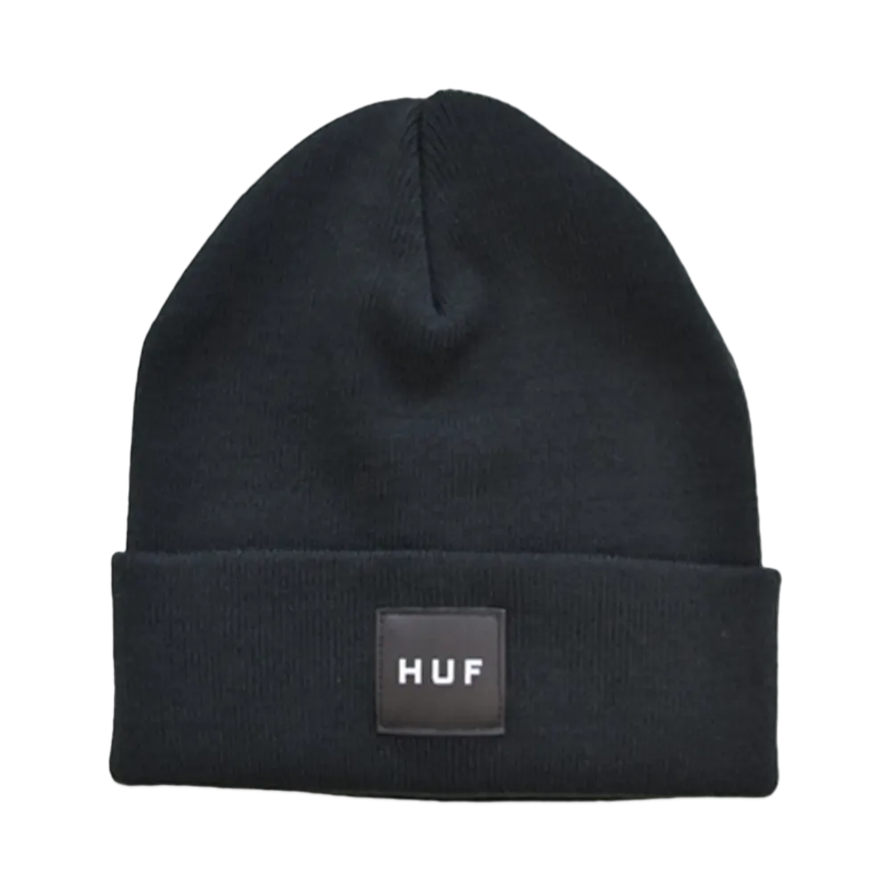 HUF Box Logo Beanie "Black"