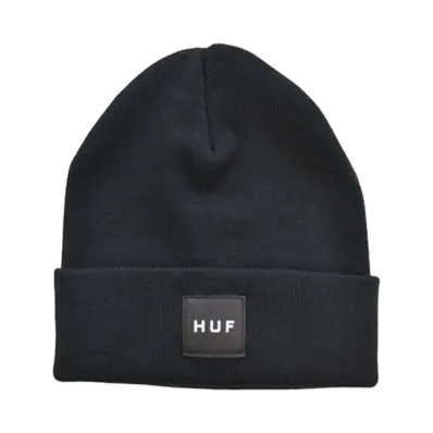 HUF Box Logo Beanie "Black"