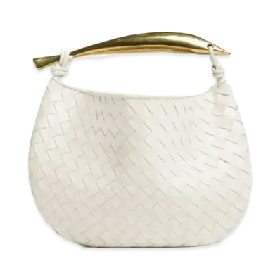 Bottega Veneta Sardine Hand Bag "Chalk"