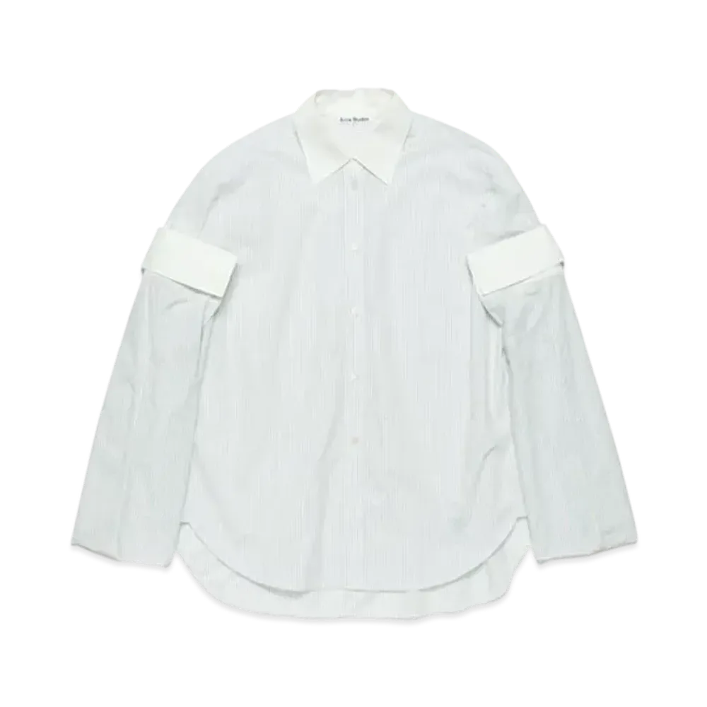 Acne Studios Button Up Layered Shirt "White"