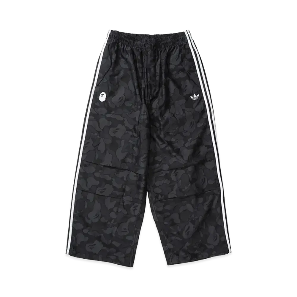 A BATHING APE x adidas Camo Jacquard Pants "Black"