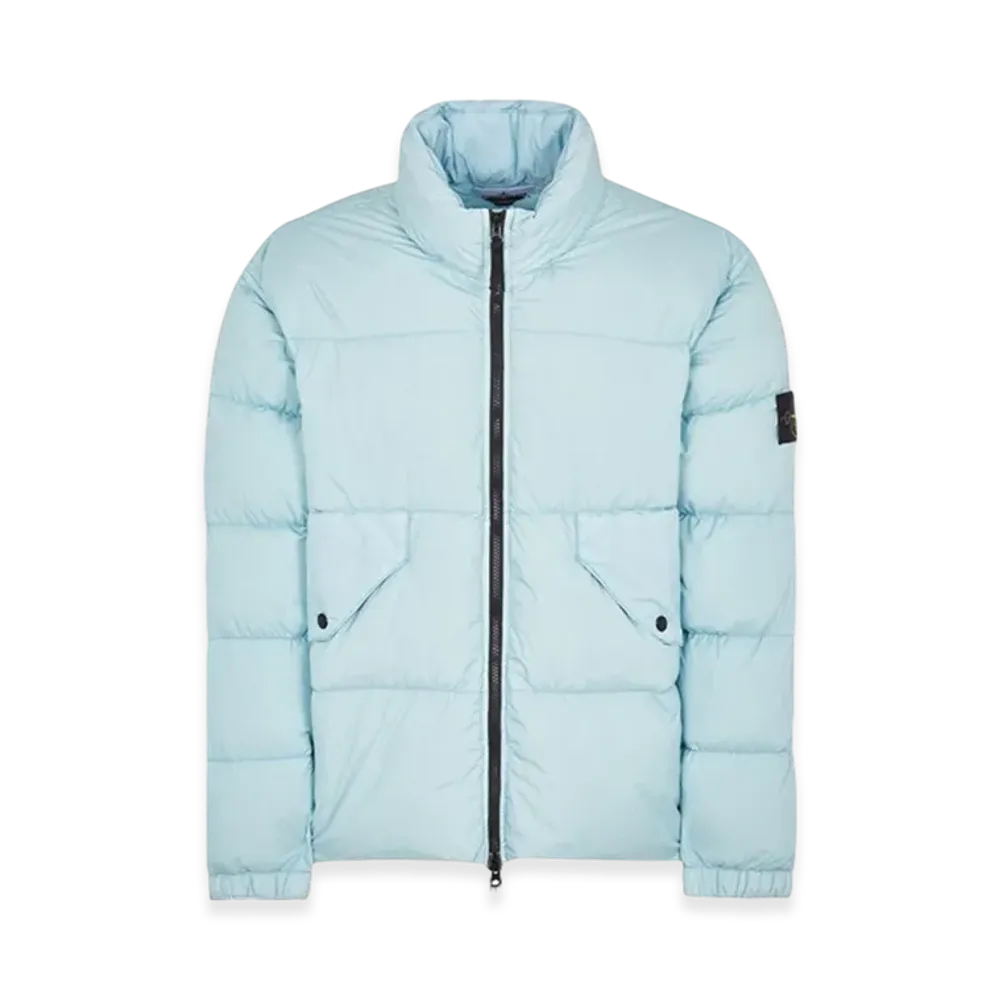 Stone Island 40623 Garment Dyed Crinkle Reps Recycled Nylon Down Jacket - 23FW "Sky Blue"
