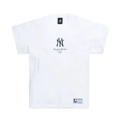 Kith x MLB New York Yankees Icon Script Box Tee "White"