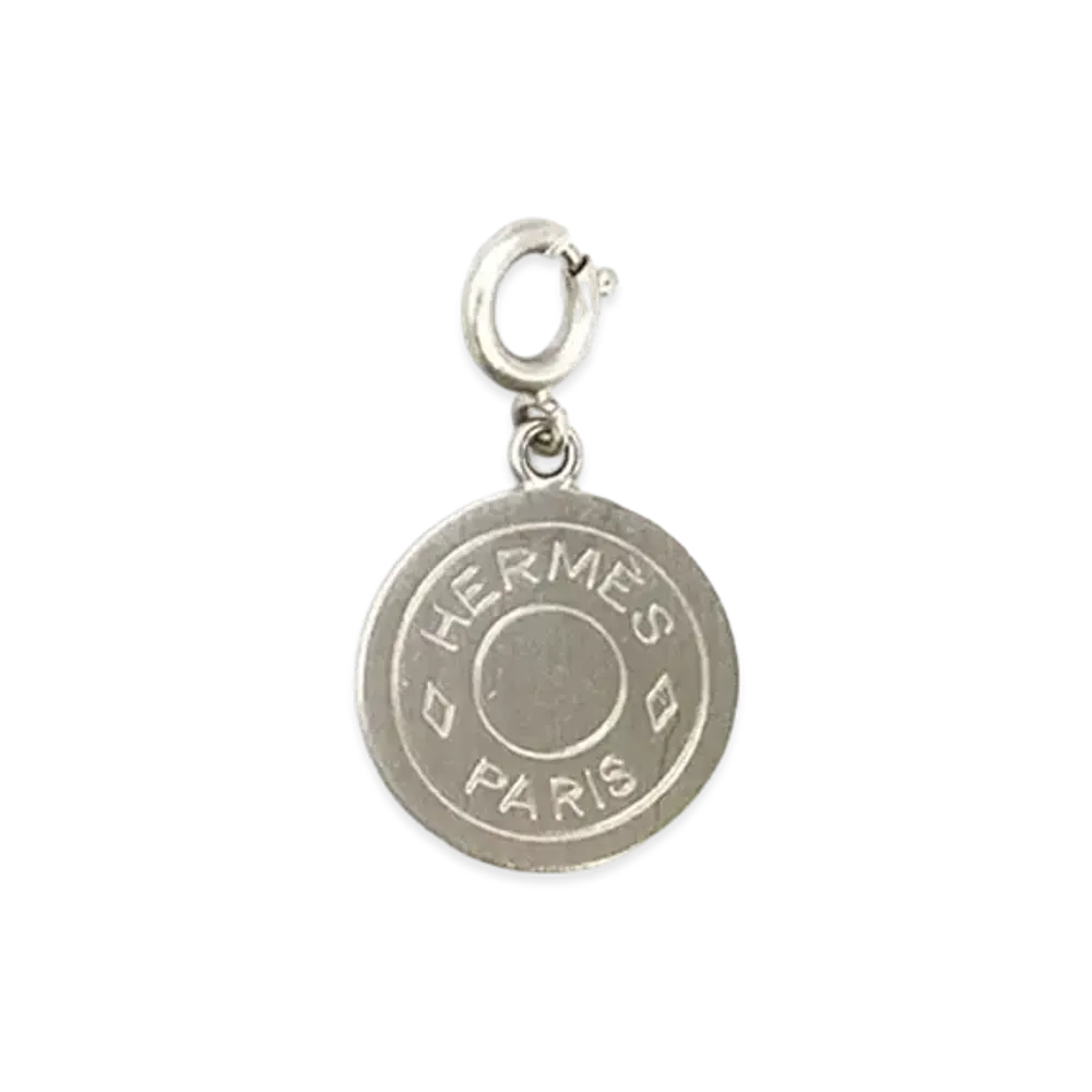 Hermes Sellier Pendant Top "Silver"