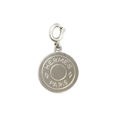 Hermes Sellier Pendant Top "Silver"