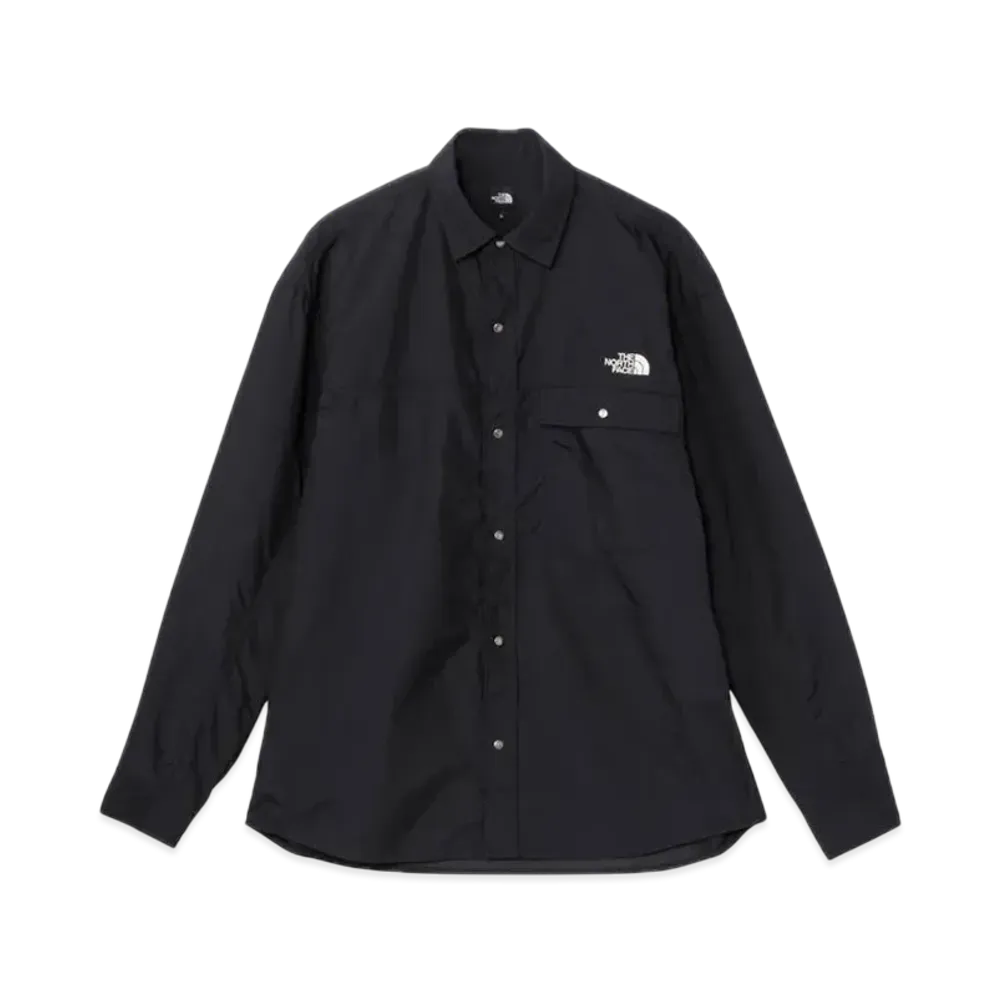 The North Face Long Sleeve Nuptse Shirt "Black"