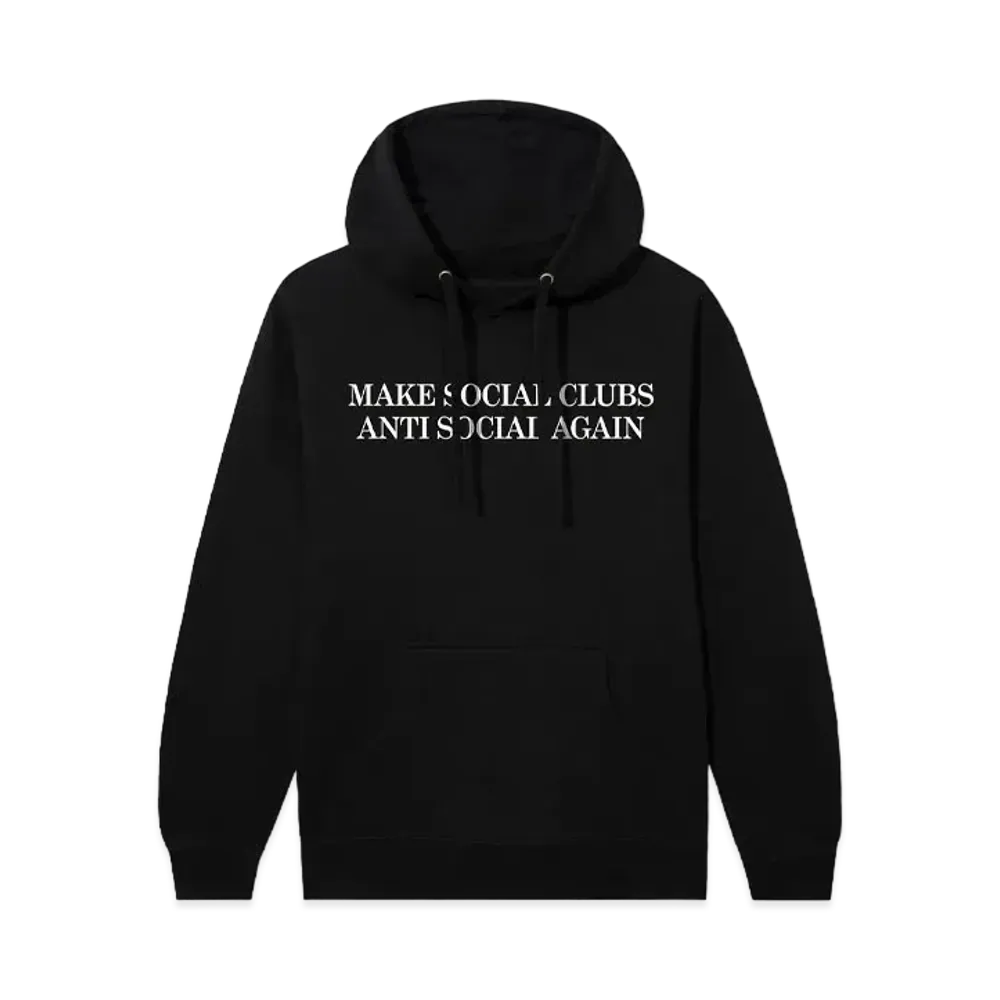 ANTI SOCIAL SOCIAL CLUB Double Hate Hoodie "Black"