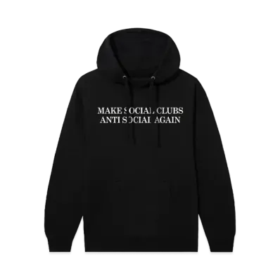 ANTI SOCIAL SOCIAL CLUB Double Hate Hoodie "Black"