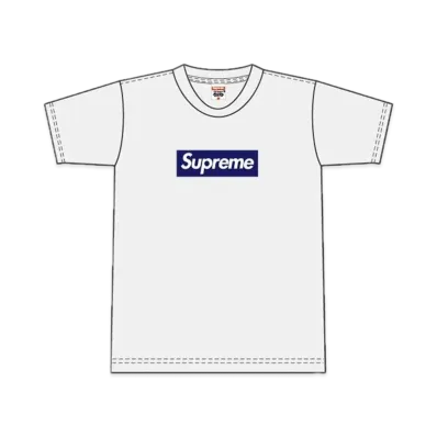 Supreme New York Yankees Box Logo Tee "White"