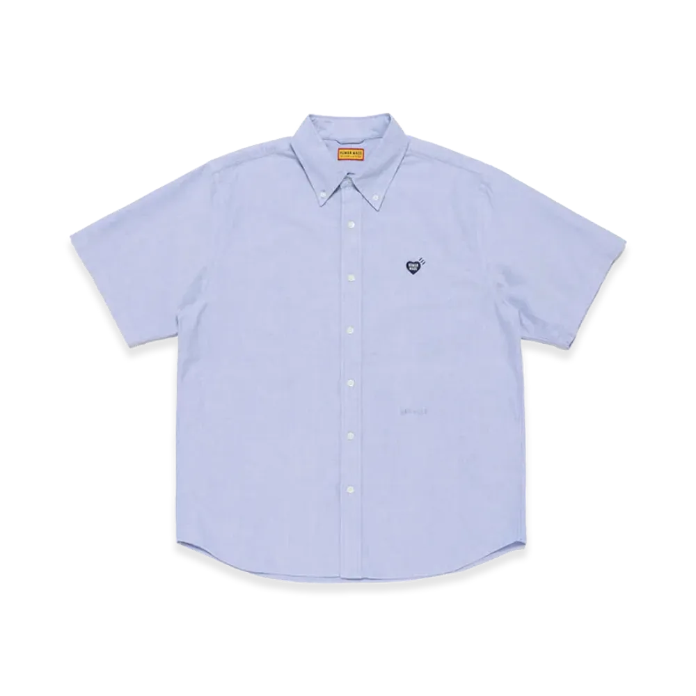HUMAN MADE Oxford BD S/S Shirt "Blue"