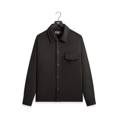 Kith Montague Microsuede Shirt "Black"